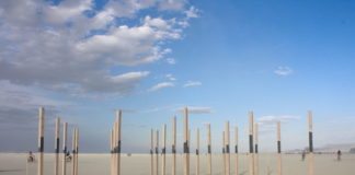 DUST & FAME: Artist Tyler Buckheim wows at Burning Man - A close up of a sandy beach - Burning Man