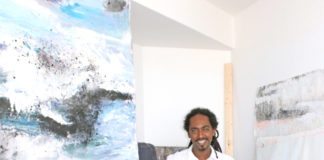 Indefinable Worlds: Exhibit opens at The Studios - A person standing posing for the camera - Painting