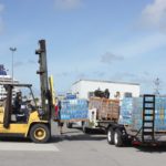 Keys Donations head to the Bahamas - A large truck on a city street - Car