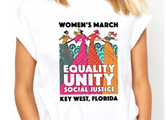 Women’s March on Duval - A person in a white shirt - T-shirt