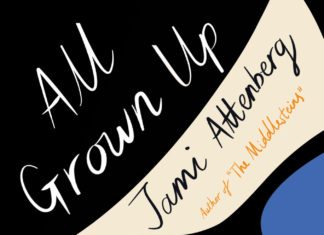 All Grown Up’ resonates with a generation - A close up of text on a black background - All Grown Up