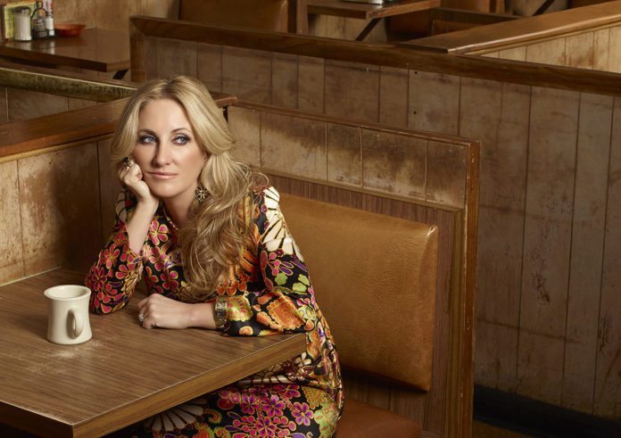 Lee Ann Womack at The Key West Theater - Lee Ann Womack sitting at a table - Lee Ann Womack