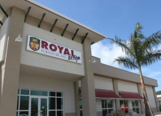 Royal Furniture hosts regal grand opening - A store front at day - Marathon