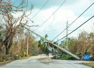 Hurricane Irma Lower Keys Photos - A sign on the side of a road - Road