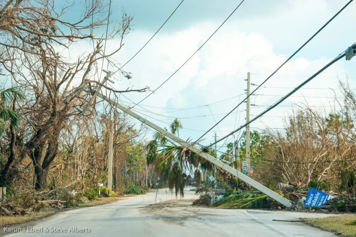 Hurricane Irma Lower Keys Photos - A sign on the side of a road - Road