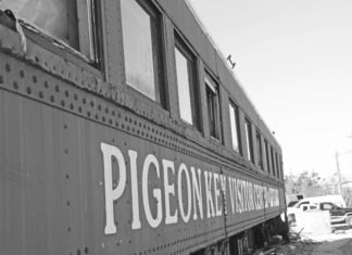 Pigeon Key train at Crane Point