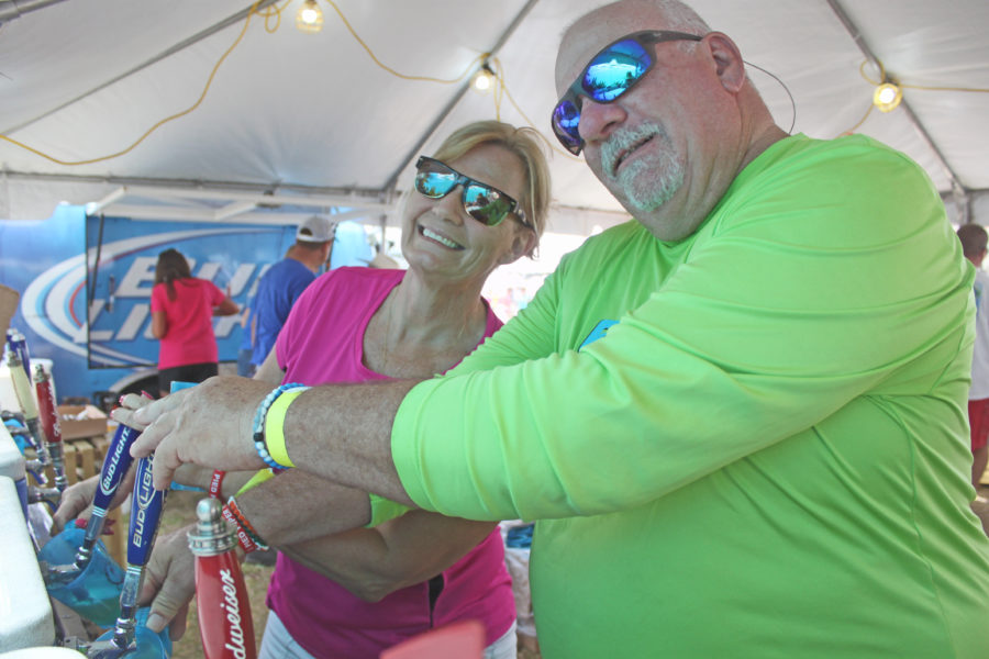 Getting their fill – Seafood Festival draws a crowd - A man and a woman taking a selfie in a room - iT'Z