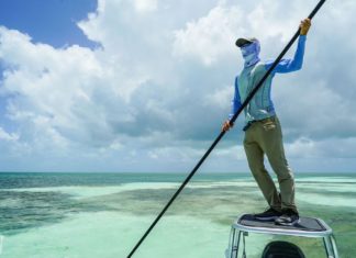 Raising the bar – Key West guide wins national award - A man water skiing on a cloudy day - Fishing
