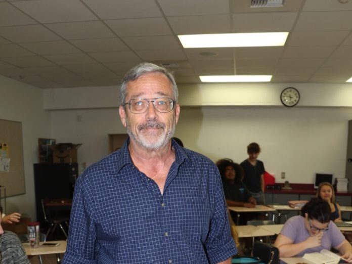 Key West High School teacher Mr. Kremer School’s Out Forever… - A man standing in a room - KEY WEST HIGH SCHOOL