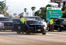 Learning process - A police car parked on a city street - Florida Keys