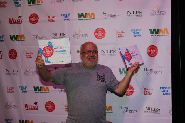 And the Winners Are! - A man standing in front of a refrigerator - Key West Theater