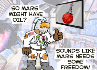 How the Keys can make Mars totally awesome - A close up of a newspaper - Illustration