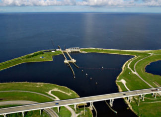 $1.6 Billion Okeechobee Reservoir Takes Huge Step Forward $1.6 Billion Okeechobee Reservoir Takes Huge Step Forward - A small boat in a body of water - Lake Okeechobee