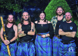 Kilts Up! 6th Annual Celtic Festival Set for this Weekend - A group of people posing for the camera - Albannach