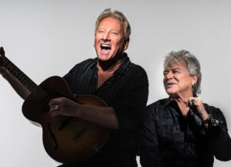 Air Supply bringing timeless tunes to Key West - Graham Russell, Russell Hitchcock are posing for a picture - Stiefel Theatre for the Performing Arts