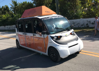 Freebee: The Environmental Shuttle that Might Change Transportation in the Keys - A truck cake sitting on top of a car - Car