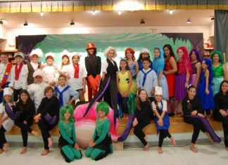 The Little Mermaid Comes Alive at Switlik Elementary - A group of people posing for a photo - Stanley Switlik Elementary