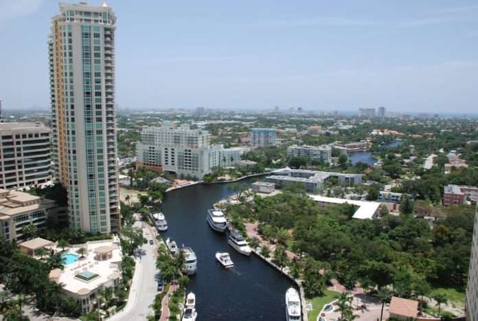 Duval Street promenade pilot approved by city commission - A large body of water with a city in the background - The Las Olas Grand Condominium