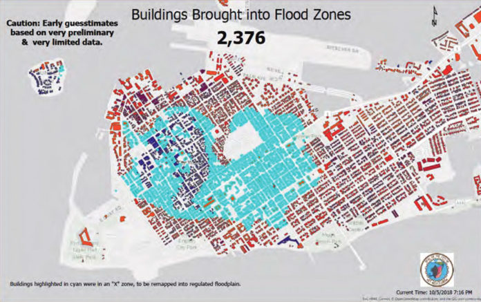 What FEMA floodplain maps mean for the Keys - A close up of a map - Key West