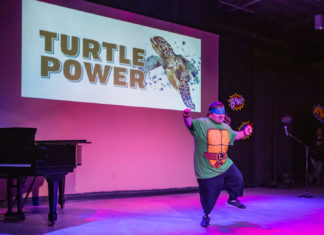 Classes teach kids with autism how to dance - A person standing in front of a piano - Performance art