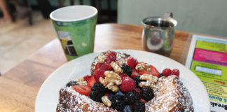 Mangrove Mike’s serves favorites in down-home style setting - A plate of food on a table - Mangrove Mike's Cafe