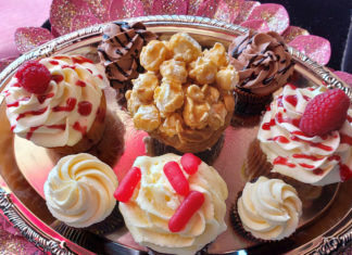 Batter Up! Cupcakery opens on Key Colony Beach - A plate of food on a table - Cupcake