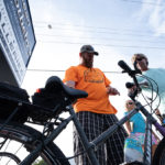 Cyclists go 125 miles to support children’s shelter - A person riding on the back of a bicycle - Road bicycle