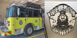 The big reveal: meet Marathon’s Engine No. 14 - A passenger bus that is parked on the side of a building - Car