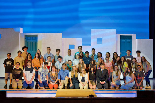 Mamma Mia’ comes alive at MHS this weekend - A group of people posing for a photo - Mamma Mia!
