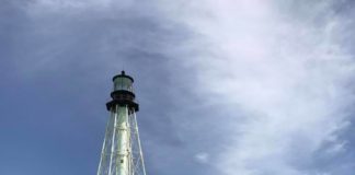Reef Light Foundation talks mission - A large ship in a body of water - Alligator Reef Light House