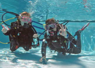 DiveN2Life trains a generation of gifted, scientific divers - People swimming in a body of water - Scuba diving