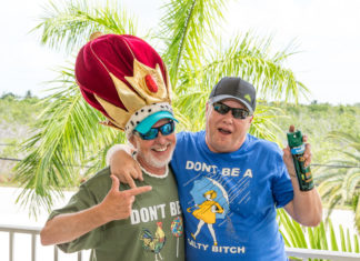 2019 Bubbas Marks Six Years of Fierce Rivalries – Some Key West People’s Choice Awards Belong to One - A person talking on a cell phone - Florida Keys