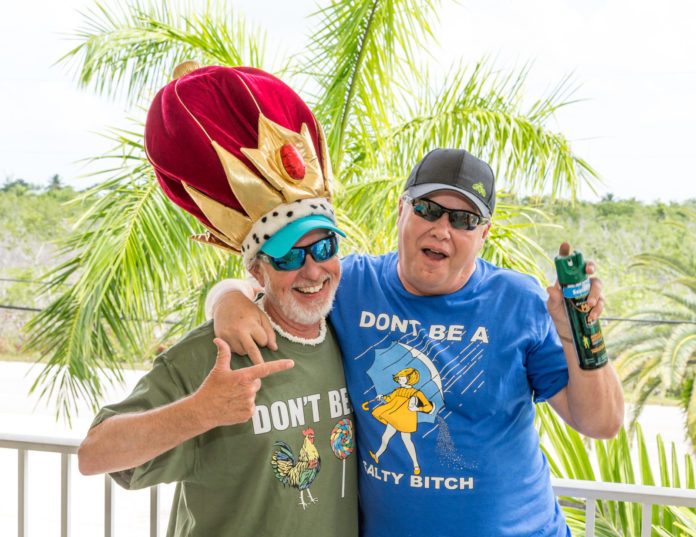 2019 Bubbas Marks Six Years of Fierce Rivalries – Some Key West People’s Choice Awards Belong to One - A person talking on a cell phone - Florida Keys