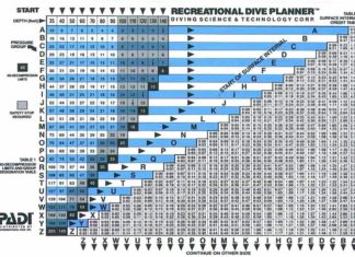 Learning to Dive Part I - A screenshot of a cell phone - Recreational Dive Planner
