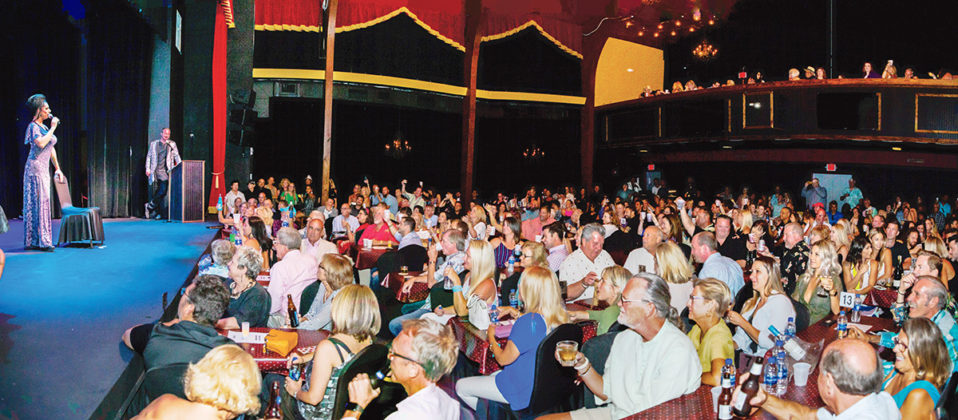 6th Annual Bubba Awards - A group of people sitting in front of a crowd - Florida Keys
