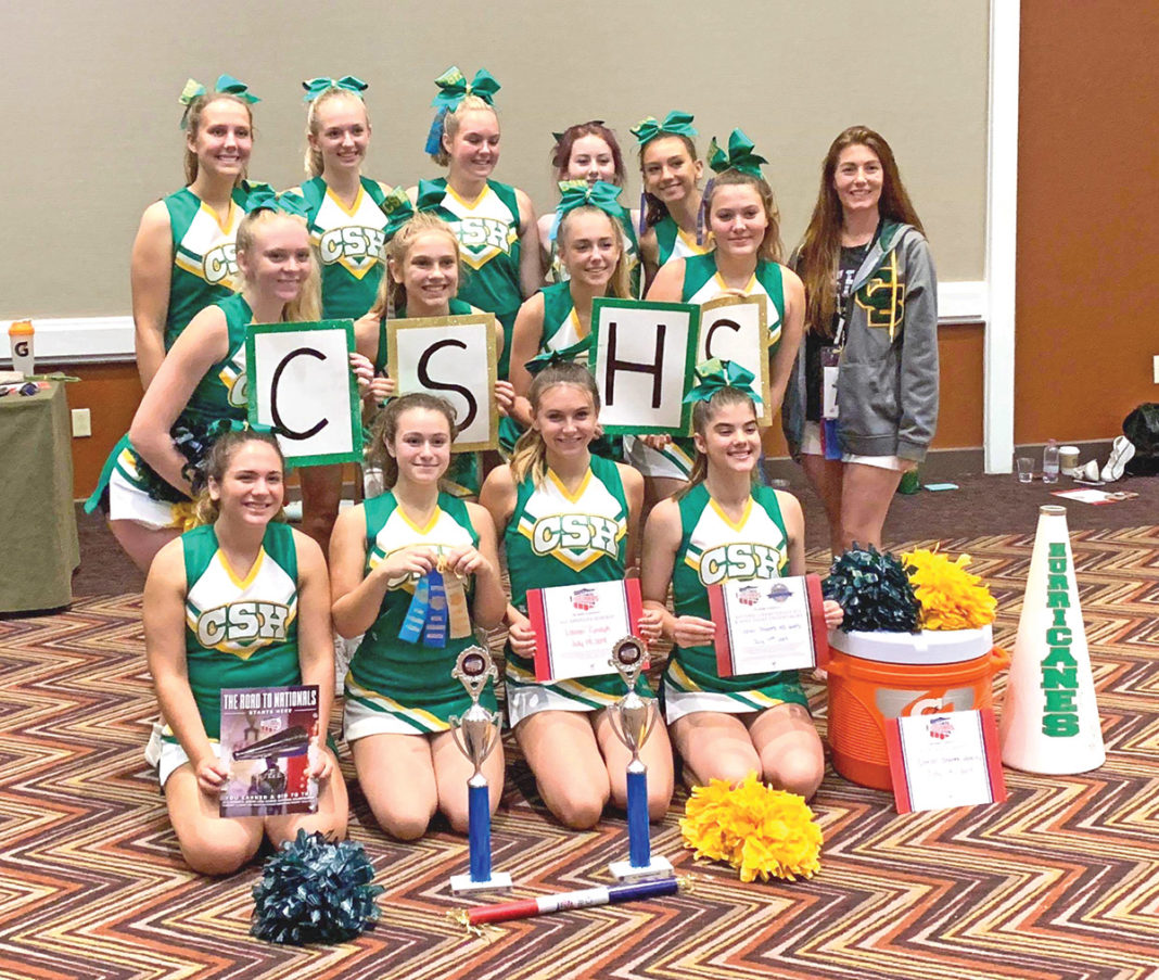 Canes’ cheerleading squad gets an array of awards