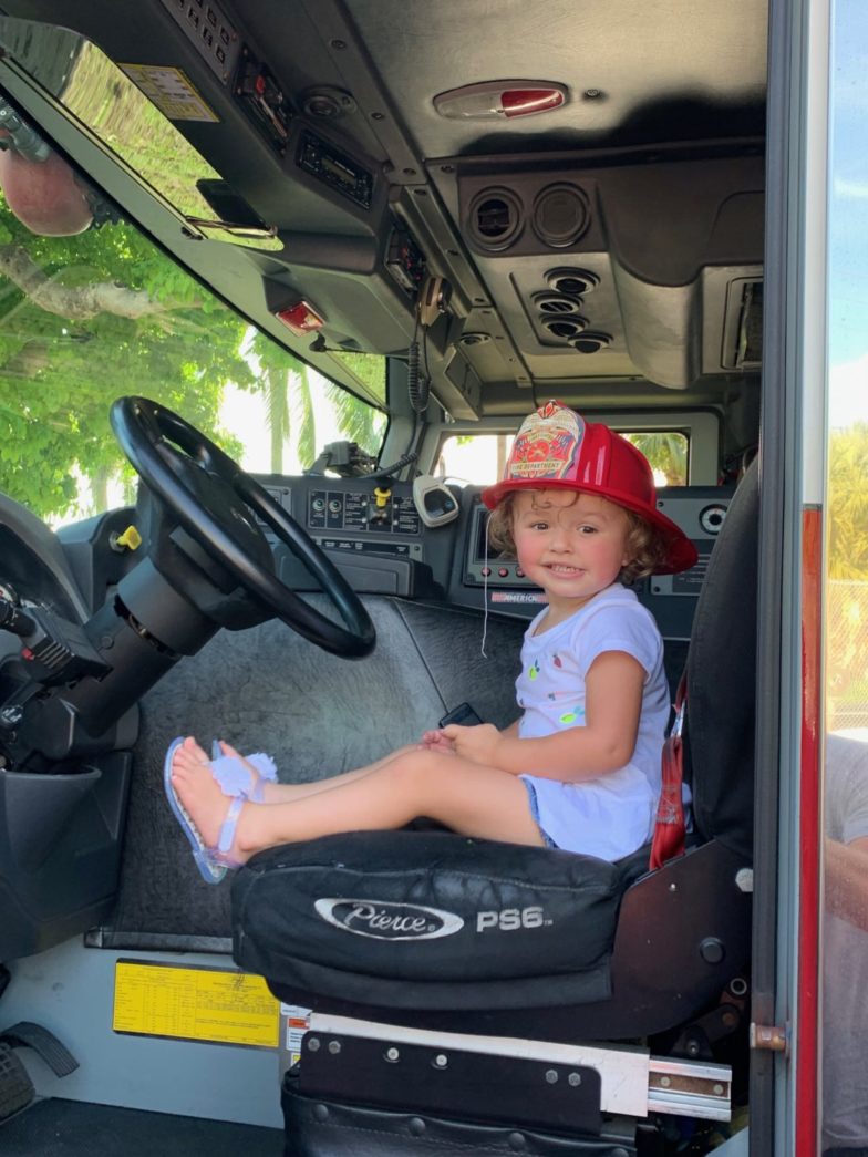 National Night Out – Key West Celebrates and Socializes with First Responders - A little boy sitting in a car - Car