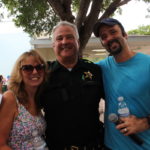 A NIGHT OUT – Key Largo community meets with first responders - Marty Posch et al. posing for the camera - Don Fanelli