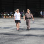 TOP COPS – National Night Out draws a crowd - A person is walking down the street - Florida Keys/Marathon International Airport