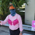 PINK ARMY – Inaugural bra walk in Key Largo sees large support - A person wearing a pink and white flowers - Tree