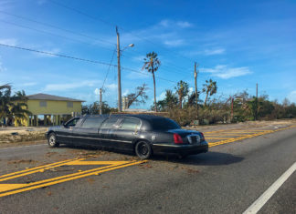 A car parked on the side of a road - Luxury vehicle