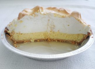Once and for all – Key Lime Pie’s New York City Origin Story Disproved - A half eaten piece of cake on a plate - Key lime pie