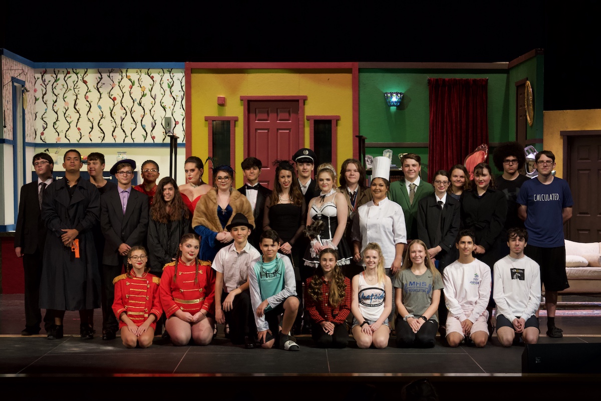 ‘CLUE’ – MHS drama club stages comedy - A group of people posing for a photo - Social group