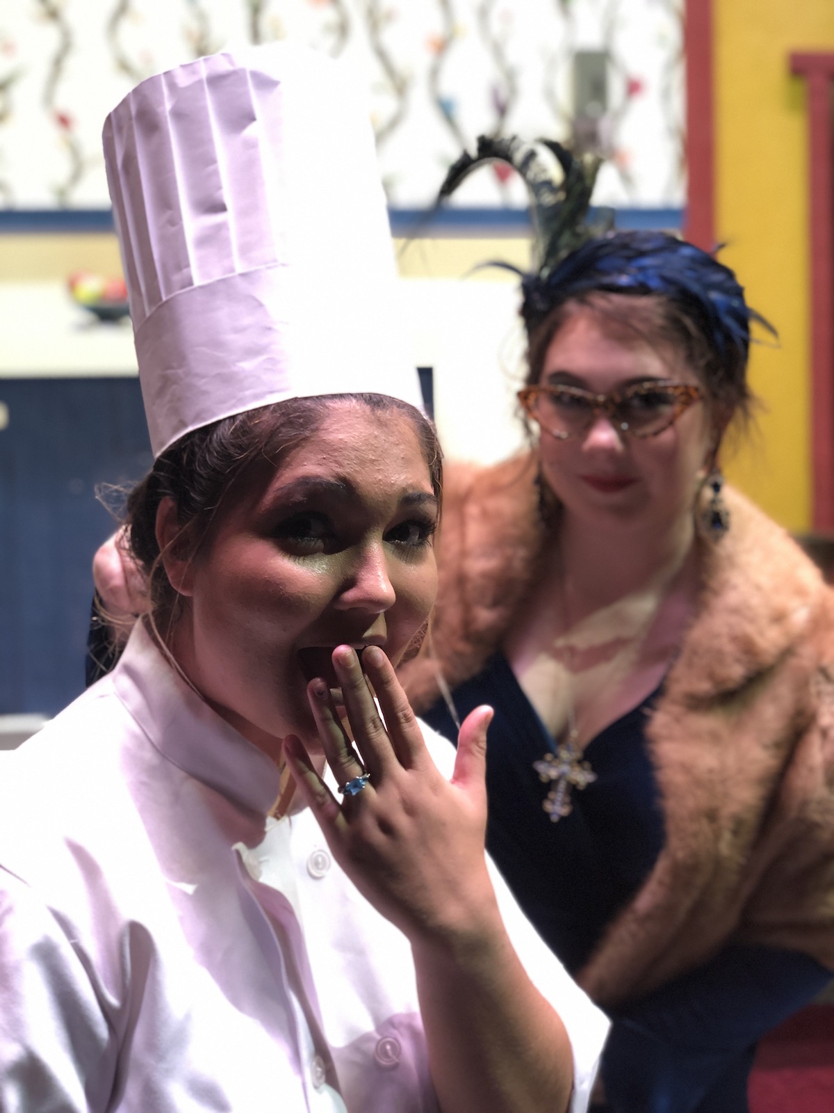 ‘CLUE’ – MHS drama club stages comedy - A man talking on a cell phone - Glasses