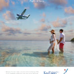 Striking 2020 ads lure various visitors to island chain - A plane flying over a body of water - Air travel