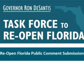 Re-Open Florida Task Force seeking public comment