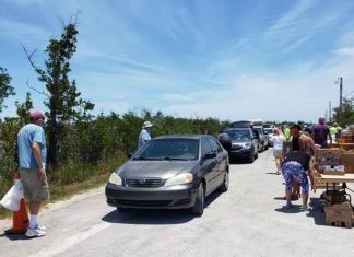 Free COVID-19 relief food distribution in Islamorada on May 14