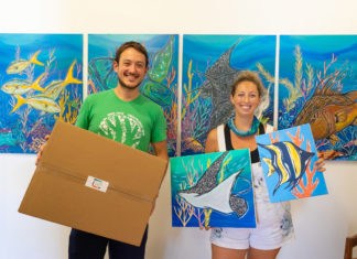 Islamorada marine life artist teams up with nonprofits to add color to conservation
