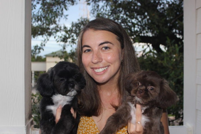 Alex with dogs