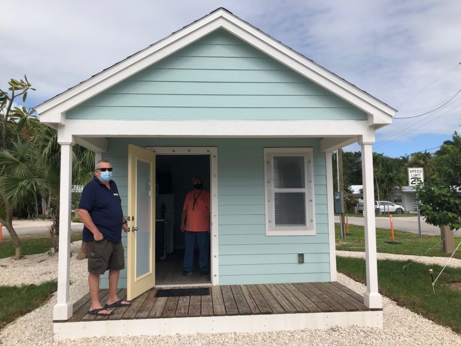 TINY HOME PROTOTYPE IN KEY LARGO PROVIDING AN AFFORDABLE OPTION